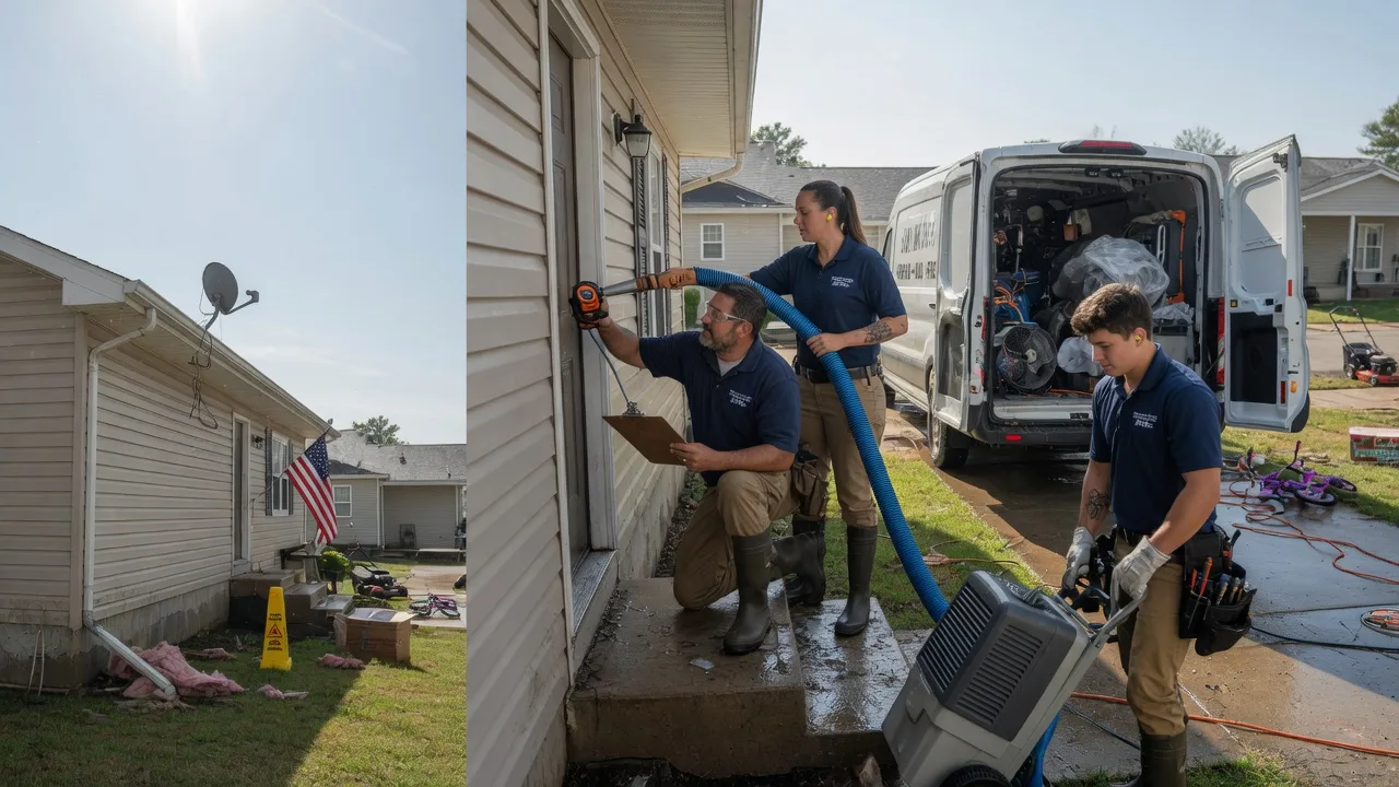 Ceiling Water Damage Restoration in Howells, NE near me